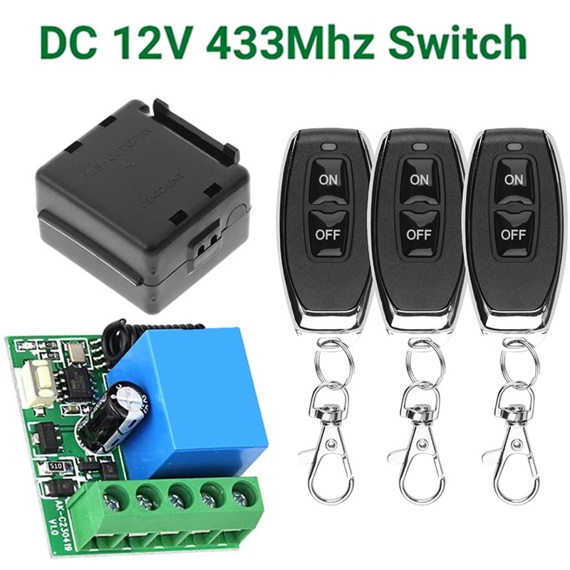 433Mhz Receiver Module - DC 12V, bezprzewodowy pilot radiowy 433