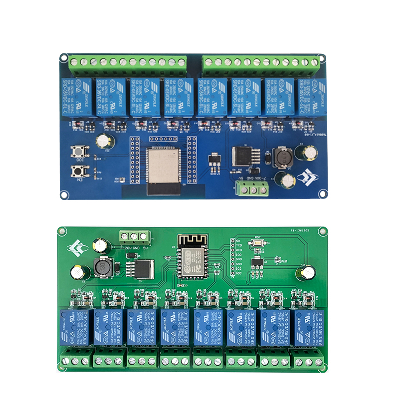 ESP8266 / ESP32 WIFI 8-kanałow – Relay 8 Channel Board recenzja i cena