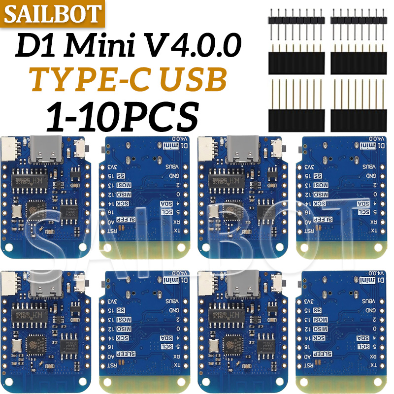 1-10 sztuk WeMos D1 Mini ESP82 – Esp8266 Nodemcu Board recenzja i cena