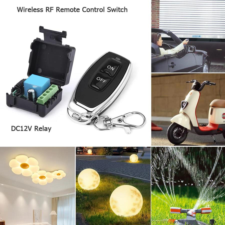 DC 12V, bezprzewodowy pilot ra – 433Mhz Receiver Module recenzja i cena