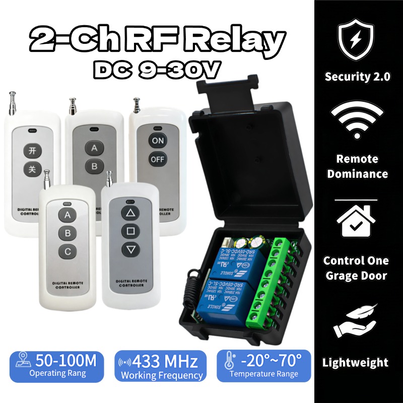 Sterownik silnika RF 433Mhz 12 – 433Mhz Receiver Module recenzja i cena