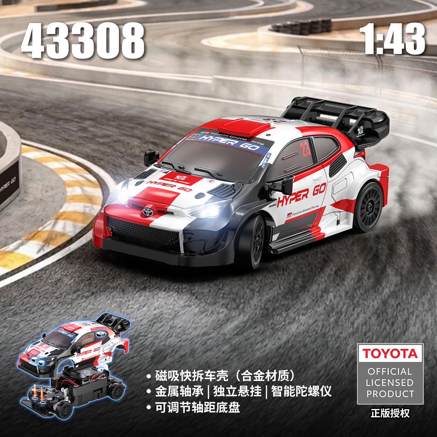 MJX HYPER GO 43308 1/43 Toyota – Home Automation Tutorial recenzja i cena
