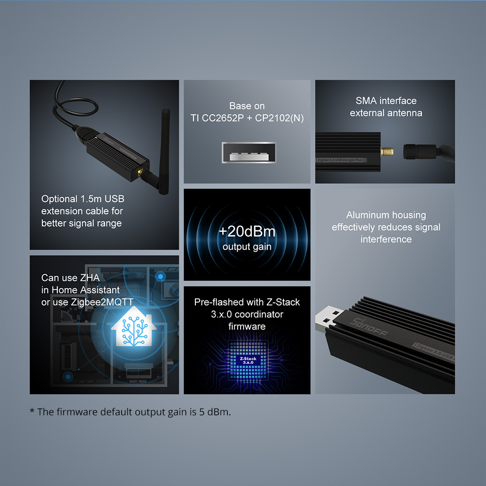 SONOFF brama Zigbee 3.0 ZBDong – Zigbee Coordinator Stick recenzja i cena